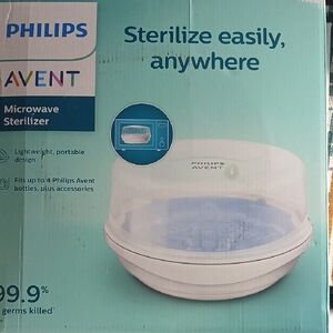 Philips Avent White Microwave Sterilizer - Portable Bottle Sterilizer